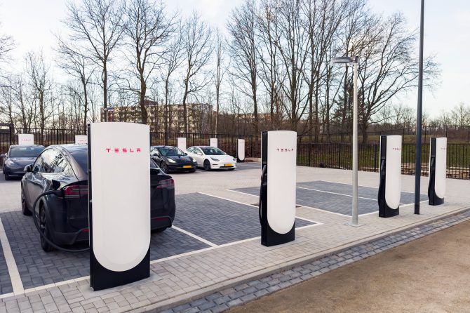 tesla v4 supercharger