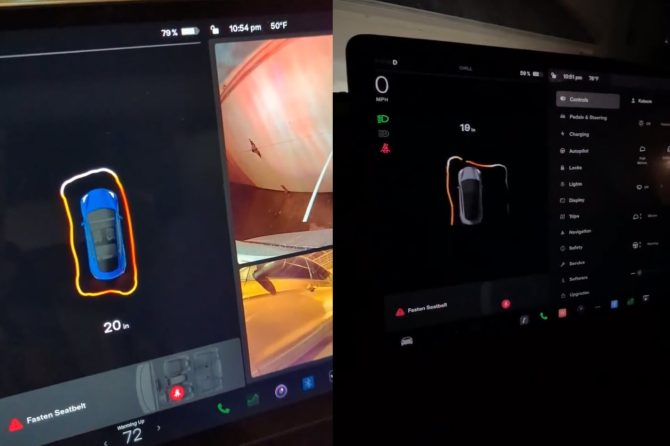tesla vision park assist
