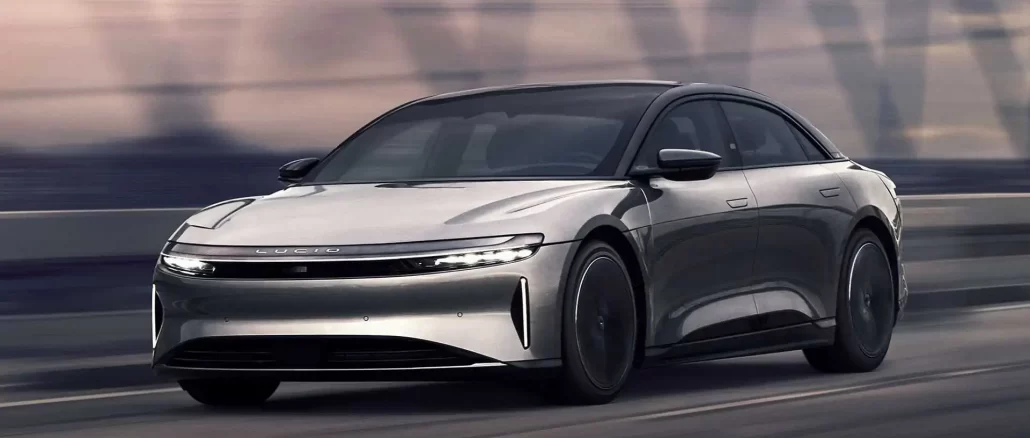 Lucid Air with Stealth Appearance package