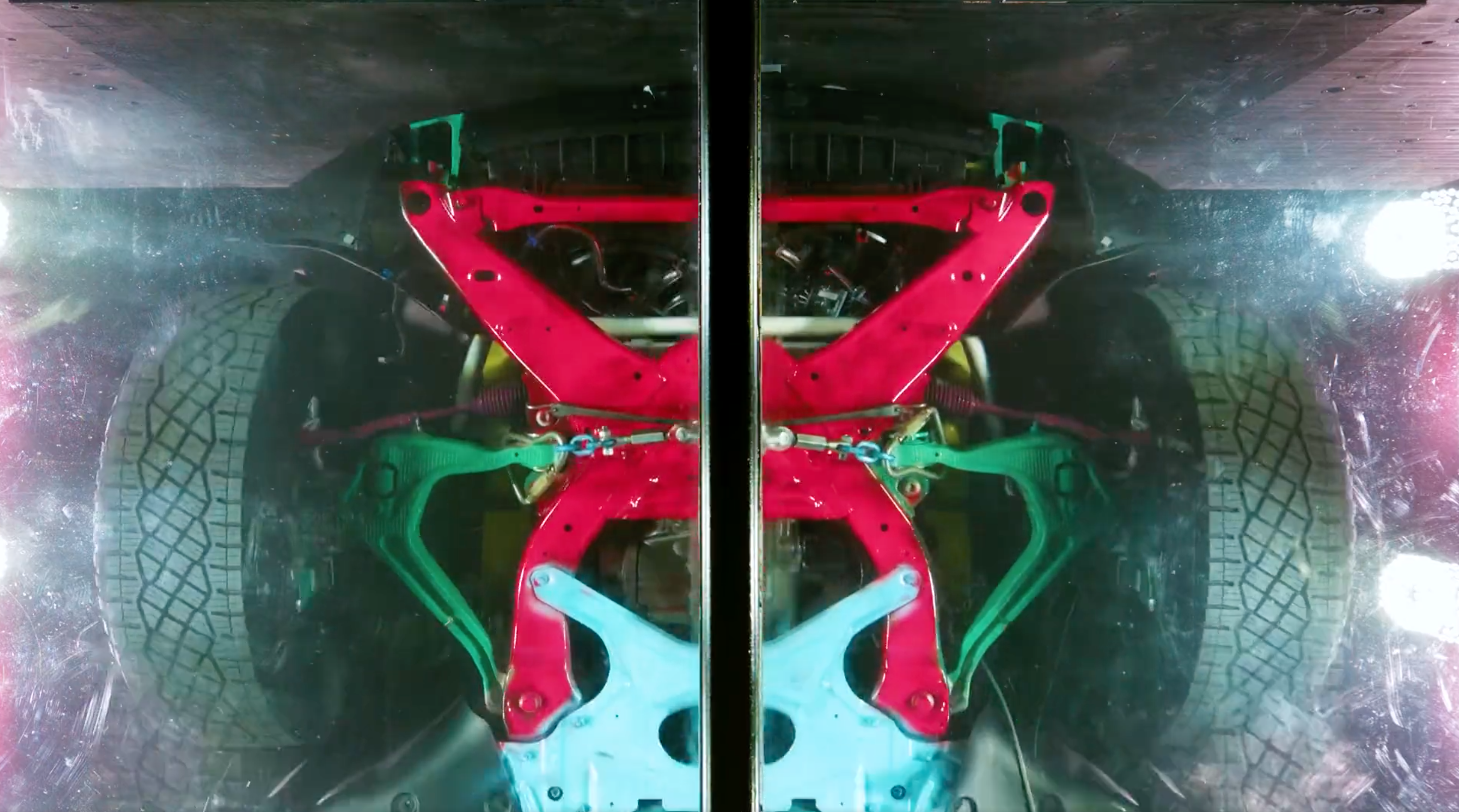 cybertruck underbody