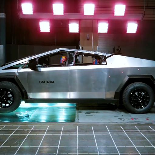 cybertruck crash test