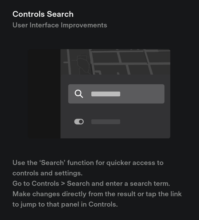controls search