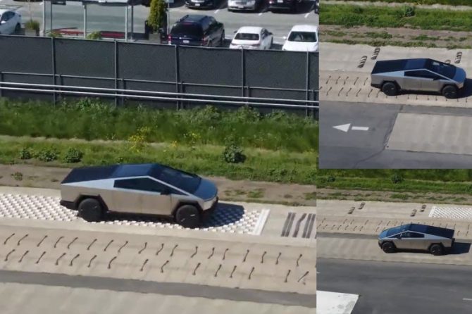 cybertruck suspension tet