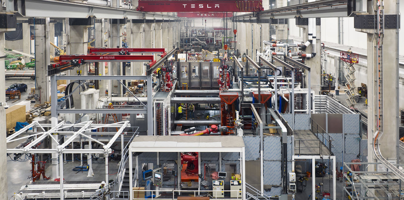 cybertruck tooling giga texas