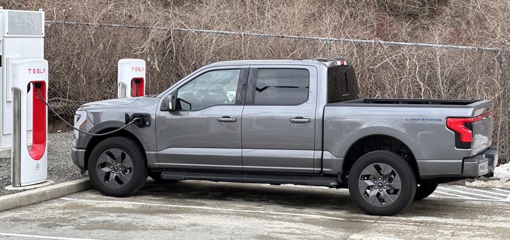 ford tesla supercharger