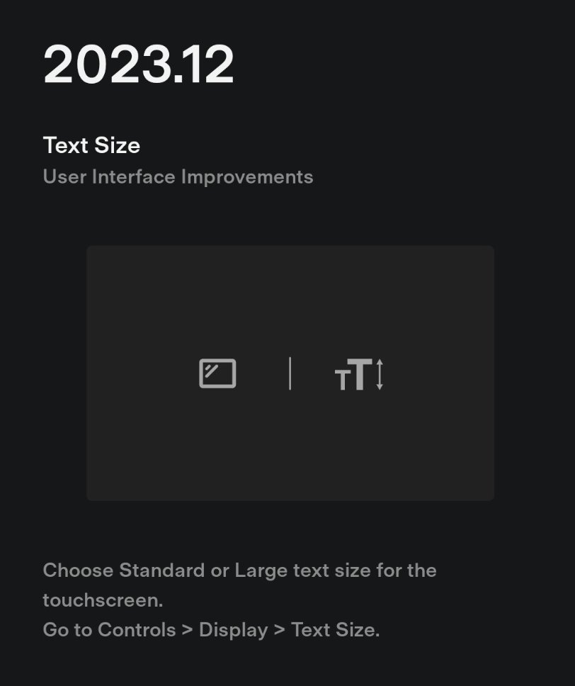 text size