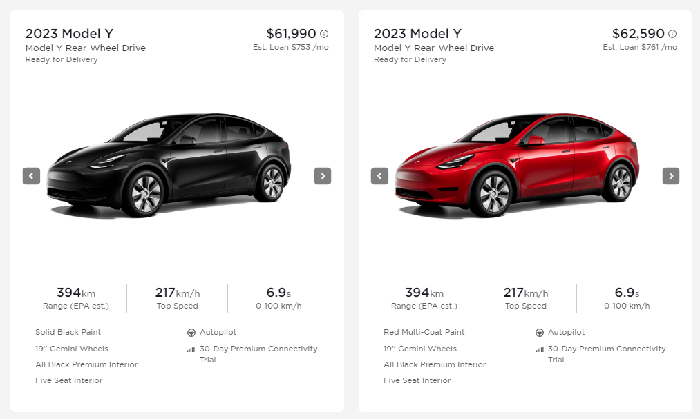 model y rwd