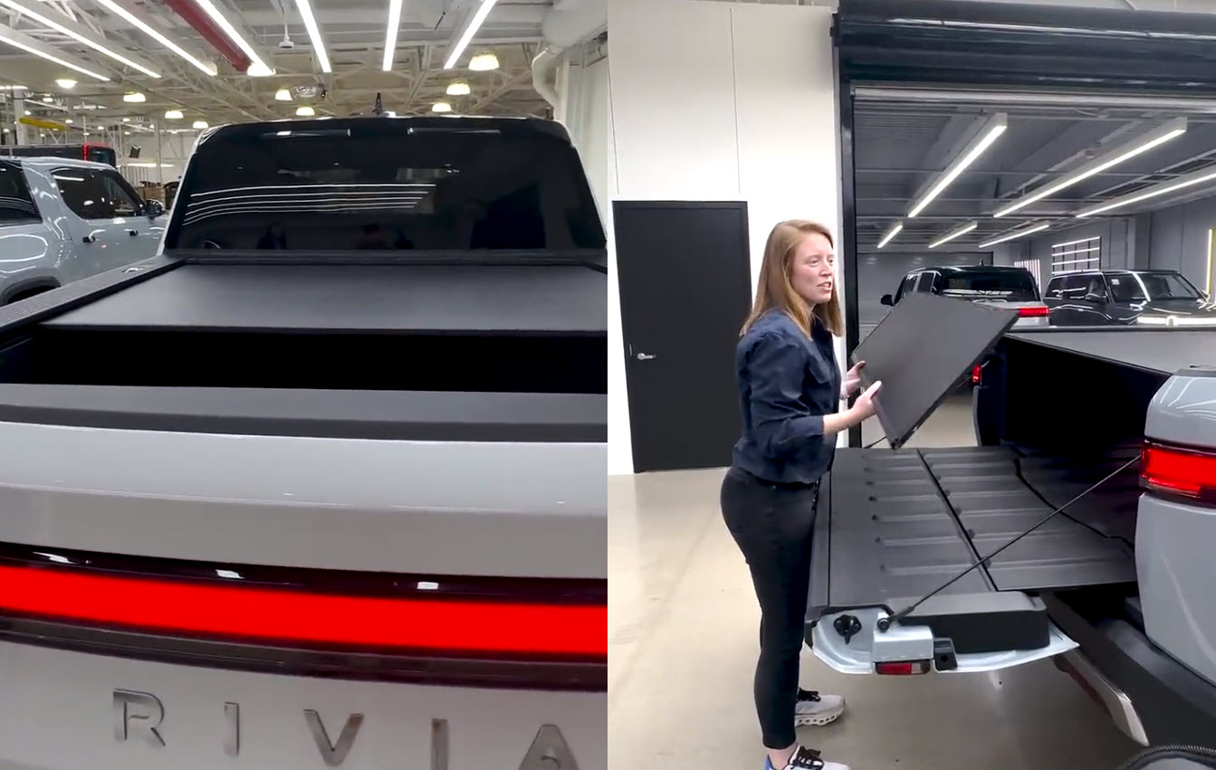 Rivian Shares First Look At R1T Manual And Redesigned Powered Tonneau Covers Coming Mid-summer ...