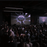 Crowd at the Tesla shareholder meeting