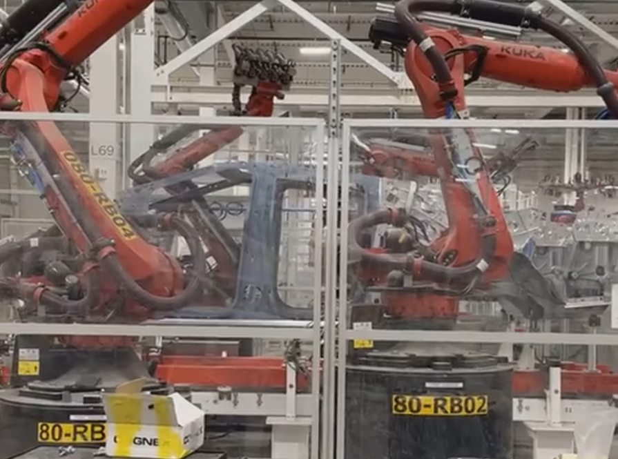 cybertruck production line