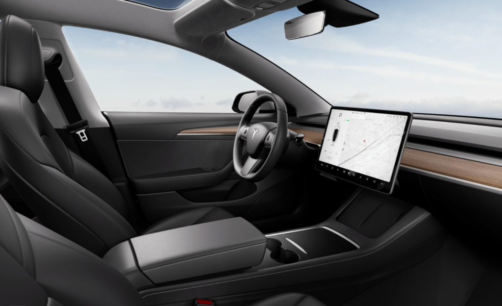 model 3 interior