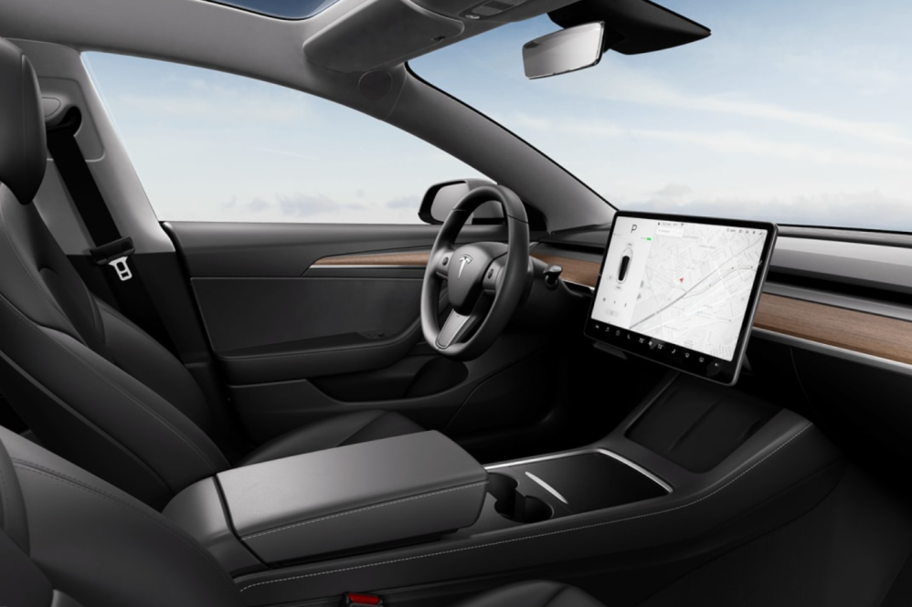 model 3 interior