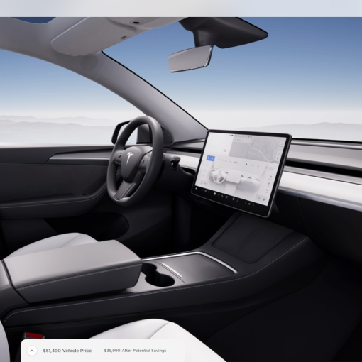 model y white interior
