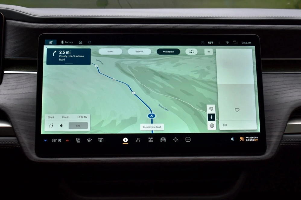 rivian navigation