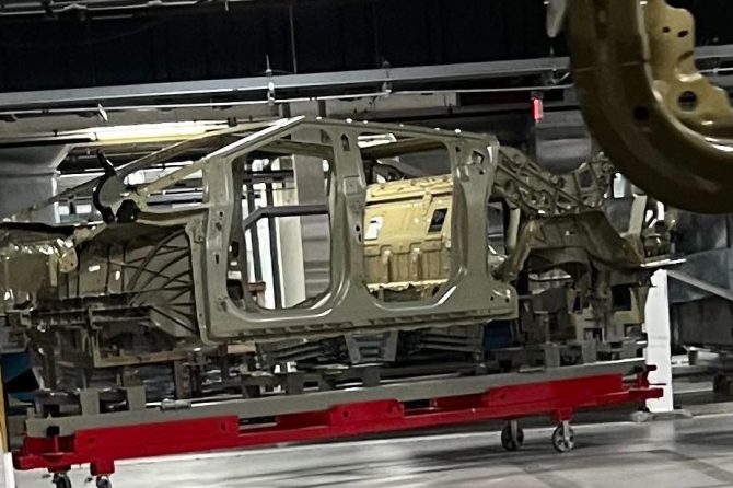 cybertruck frame