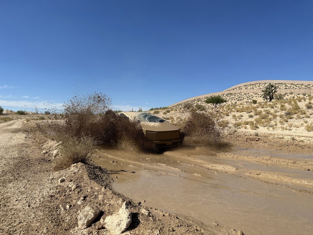cybertruck mud