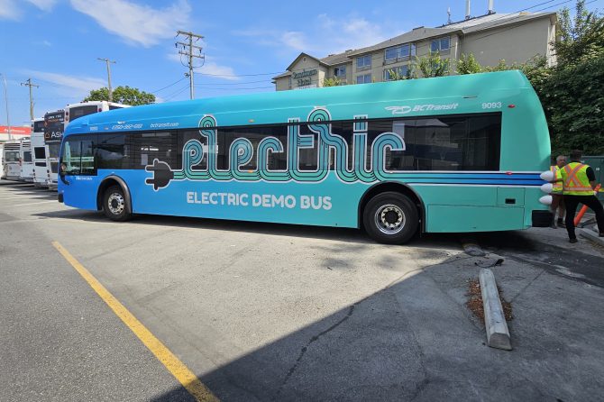 bc transit electric bus