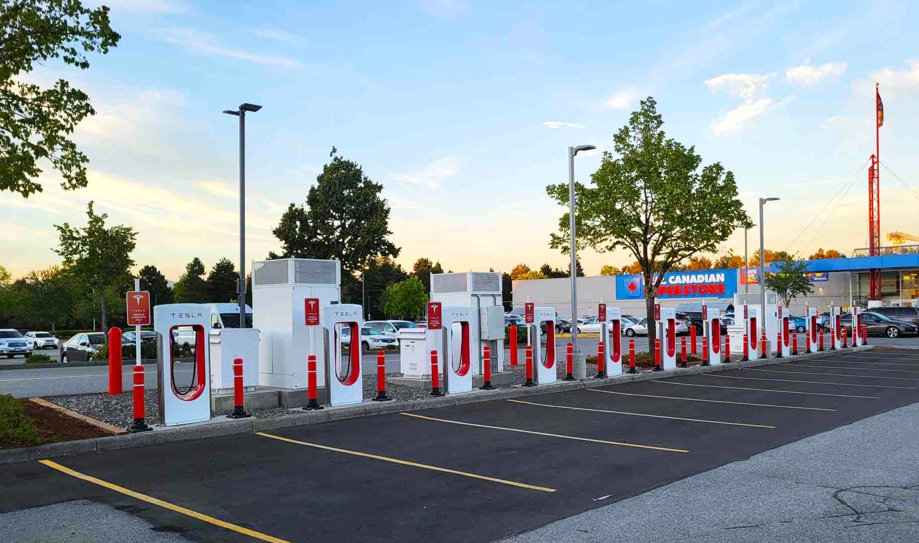 Tesla Opens Fifth Supercharger In Surrey [British Columbia] - Drive Tesla