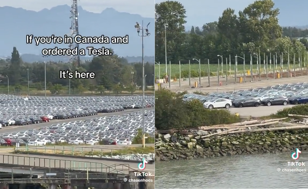 teslas vancouver port