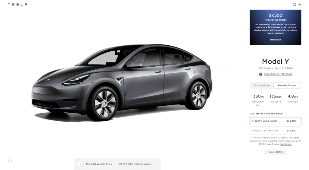 model y awd missing