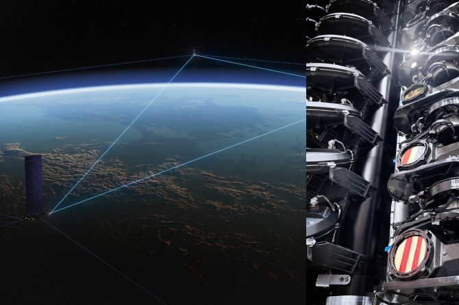 spacex satellite lasers