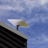 Starlink dish on a roof