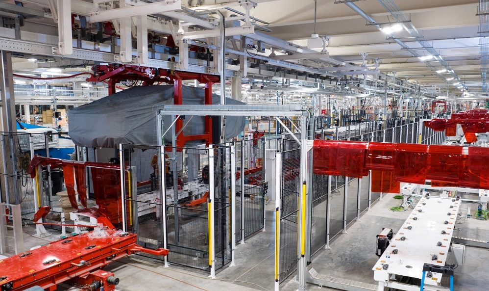 Tesla Cybertruck pilot line in Gigafactory Texas