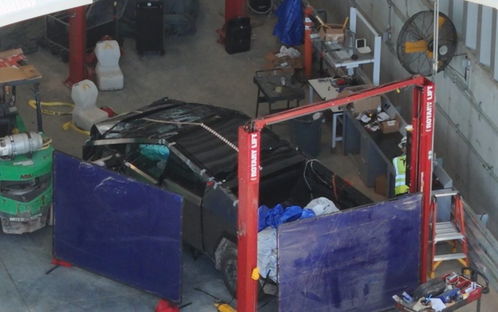 cybertruck crash test