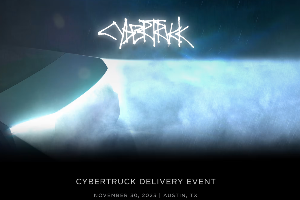 cybertruck delivery event