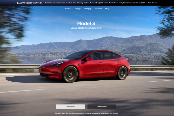 model 3 lease
