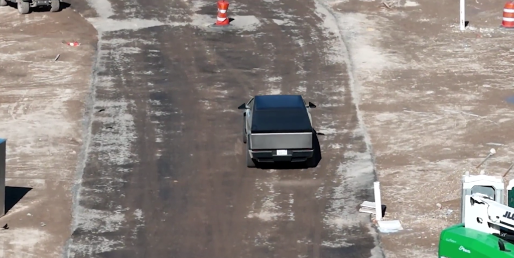 cybertruck crab walk