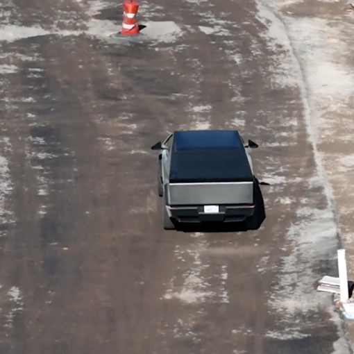 cybertruck crab walk