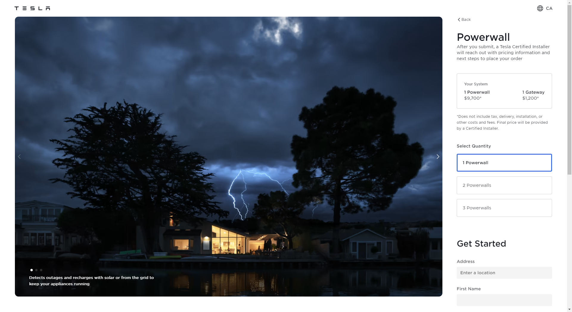 powerwall canada