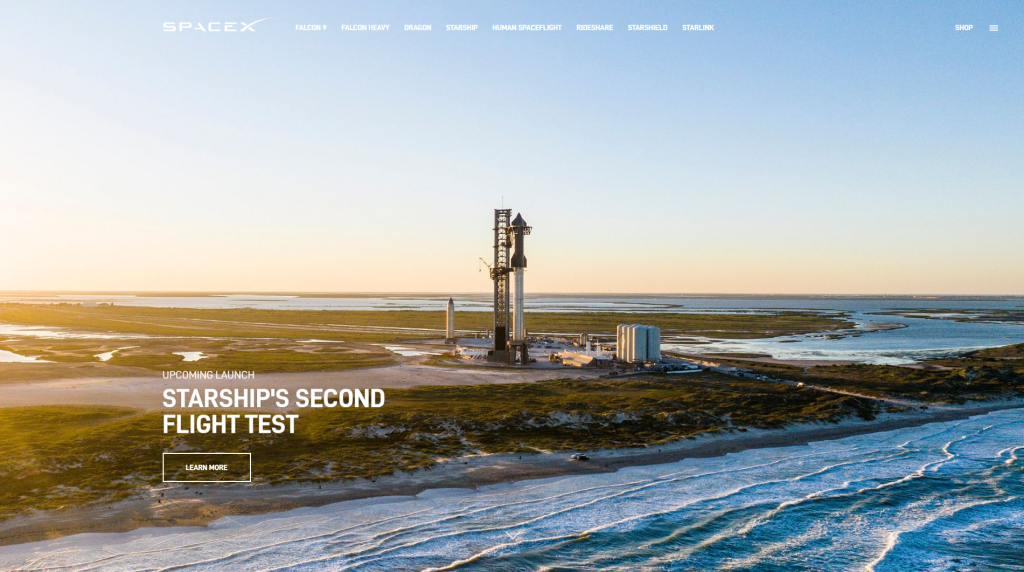 starship second flight