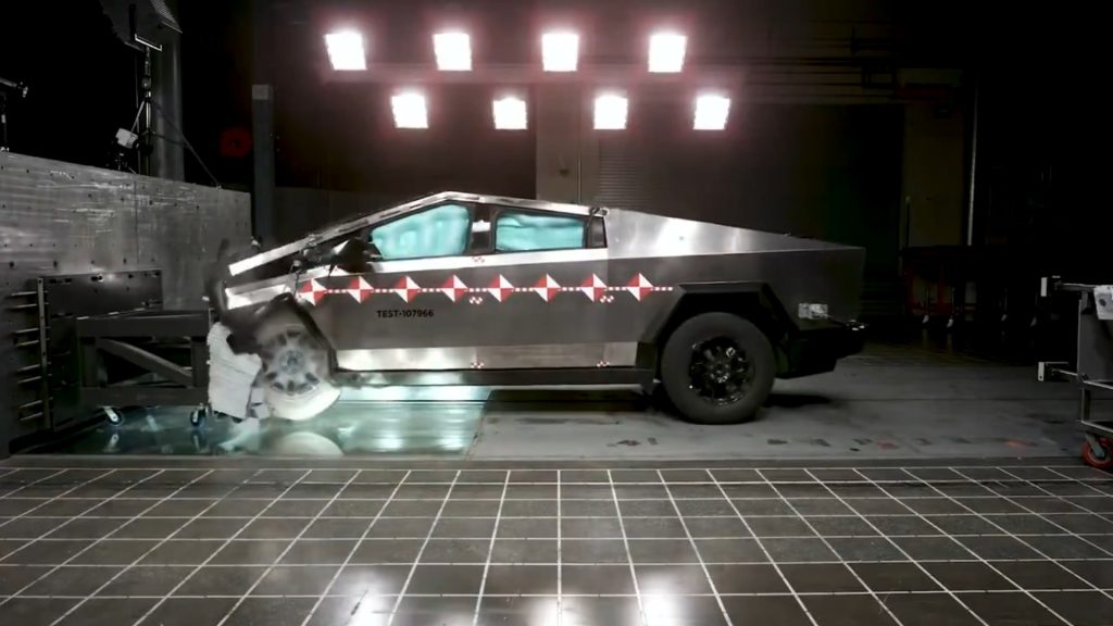 Tesla Cybertruck crash test