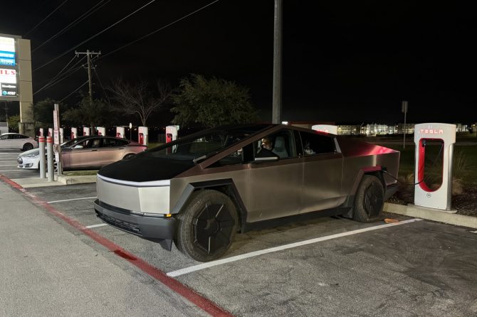 cybertruck range test