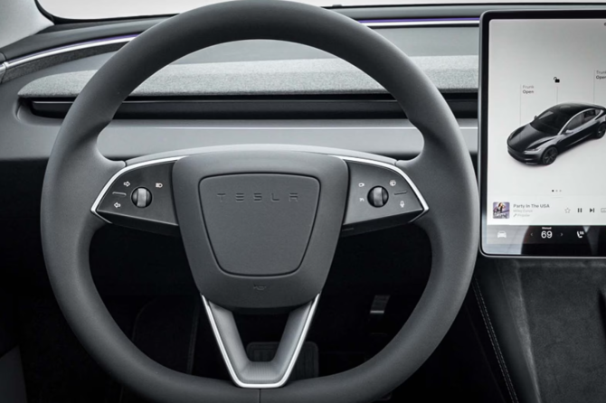 model 3 steering wheel
