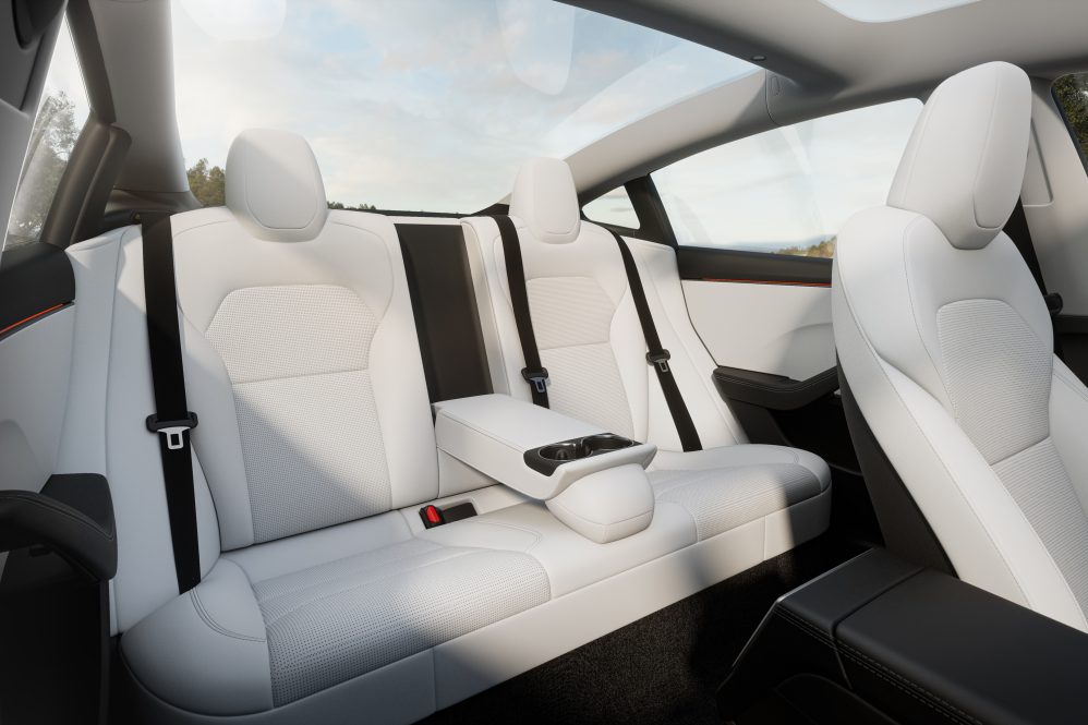 model3 rear seat