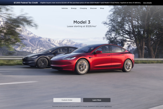 tesla-website