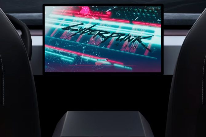 cybertruck cyberpunk