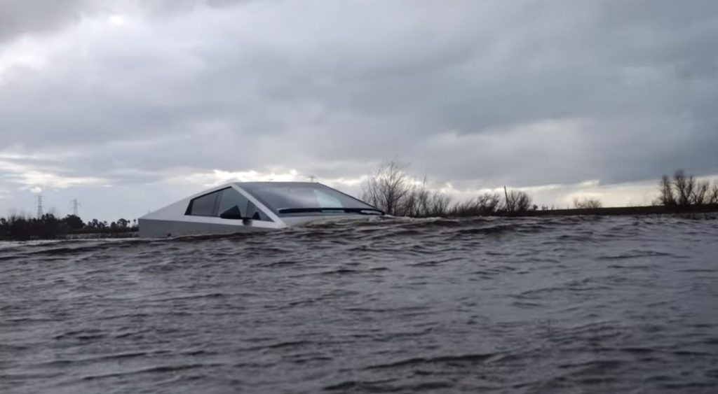 cybertruck water