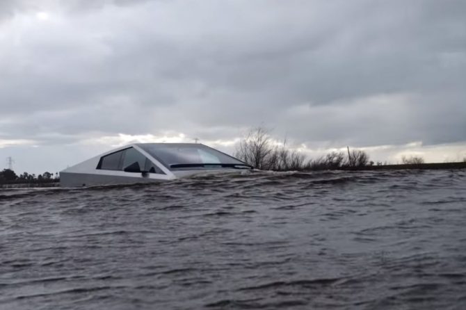 cybertruck water