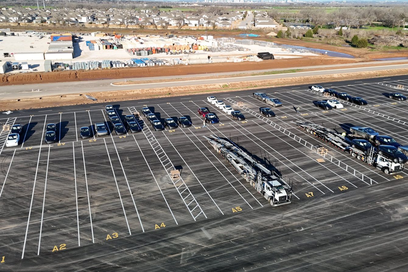 Tesla expands Giga Texas with new outbound lot - Drive Tesla