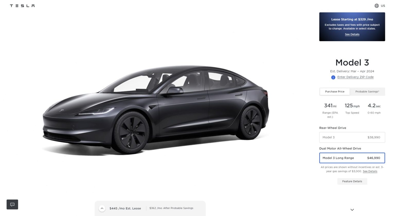 Tesla Model 3 Long Range gets price increase in the US - Drive Tesla
