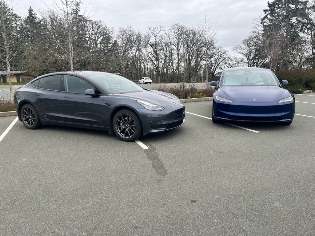 new old model 3 front