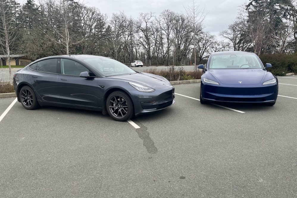 new old model 3 front