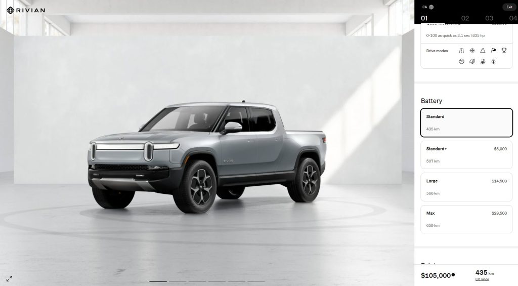 rivian standard