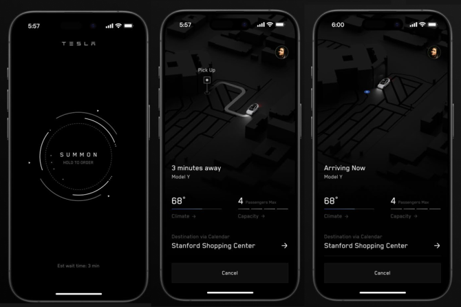 tesla-ride-hailing-app