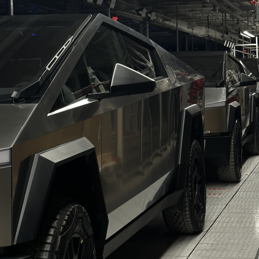 cybertruck production line