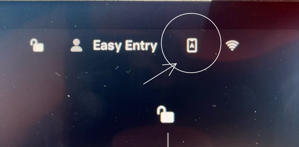 tesla location sharing icon